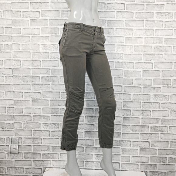 Nili Lotan Women's French Military Pants ankle zip in Grey Size 0 - Picture 4 of 9